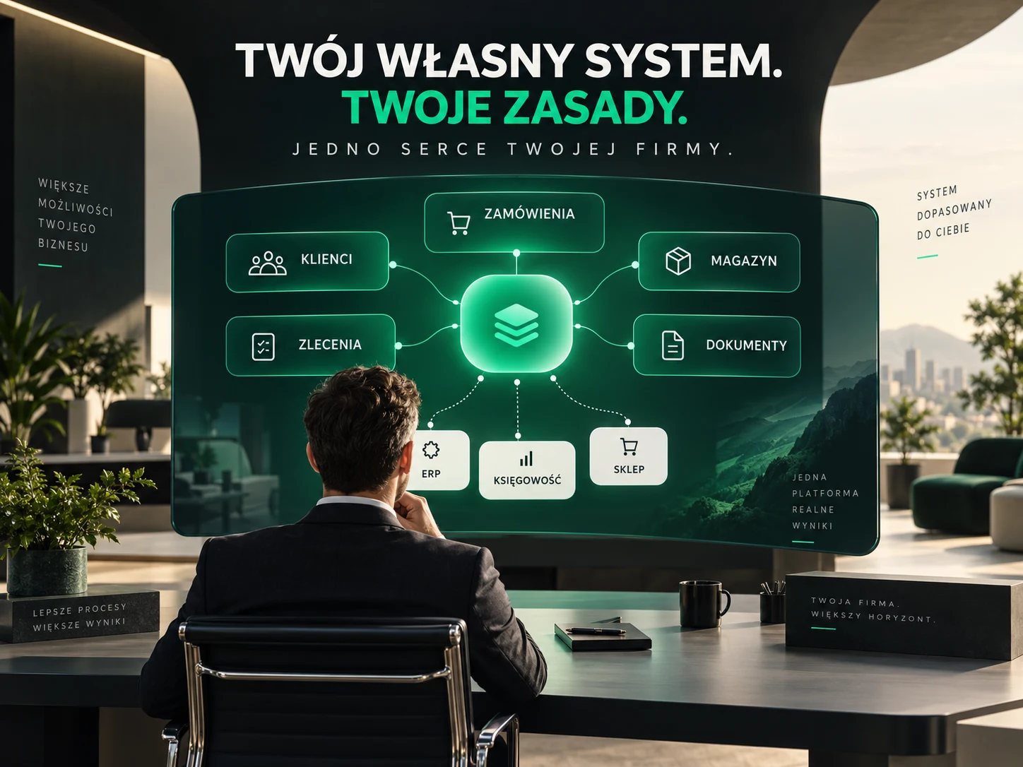 Twój własny system, Twoje zasady. Wizualizacja jednego programu dla całej firmy.